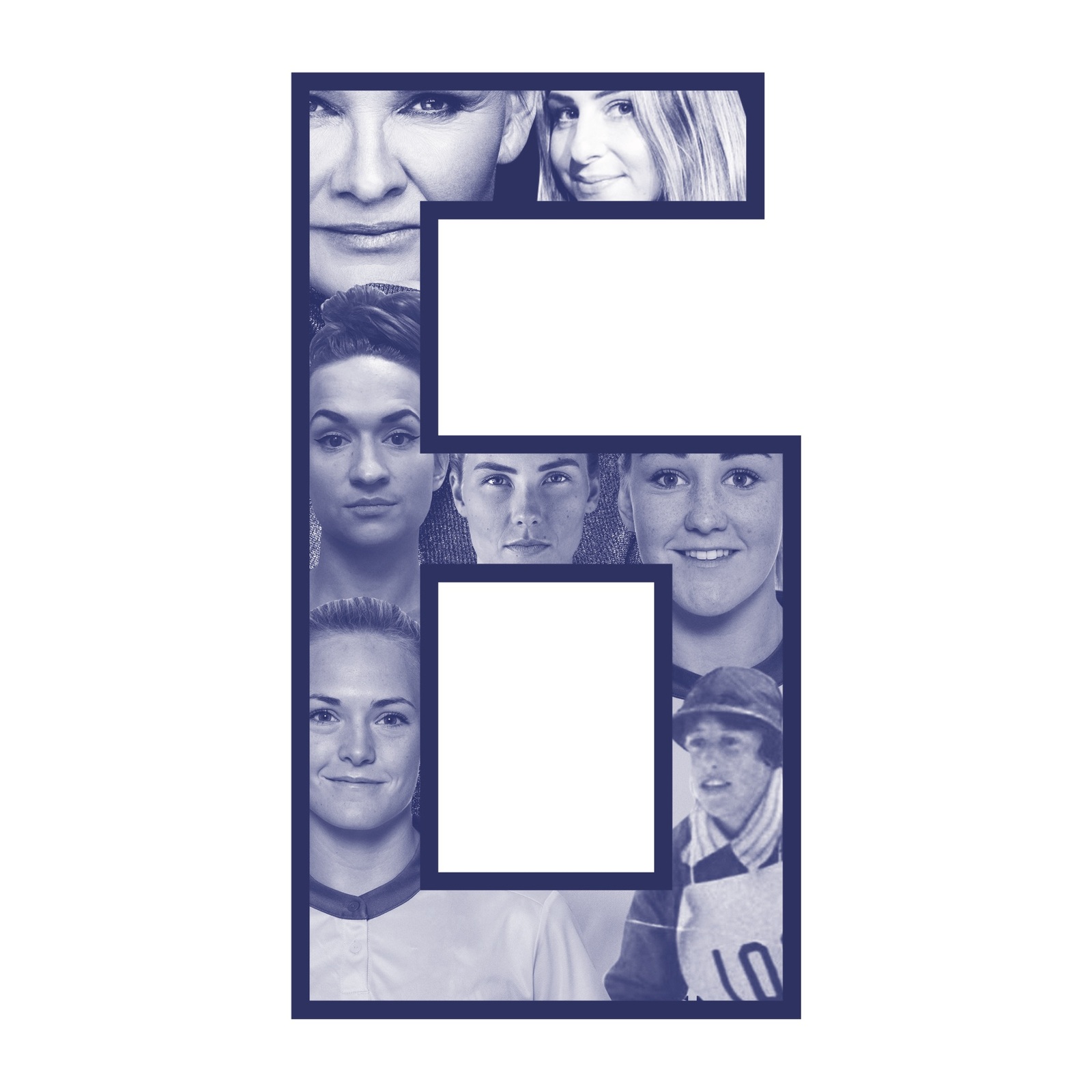 the letter e is made up of a group of people