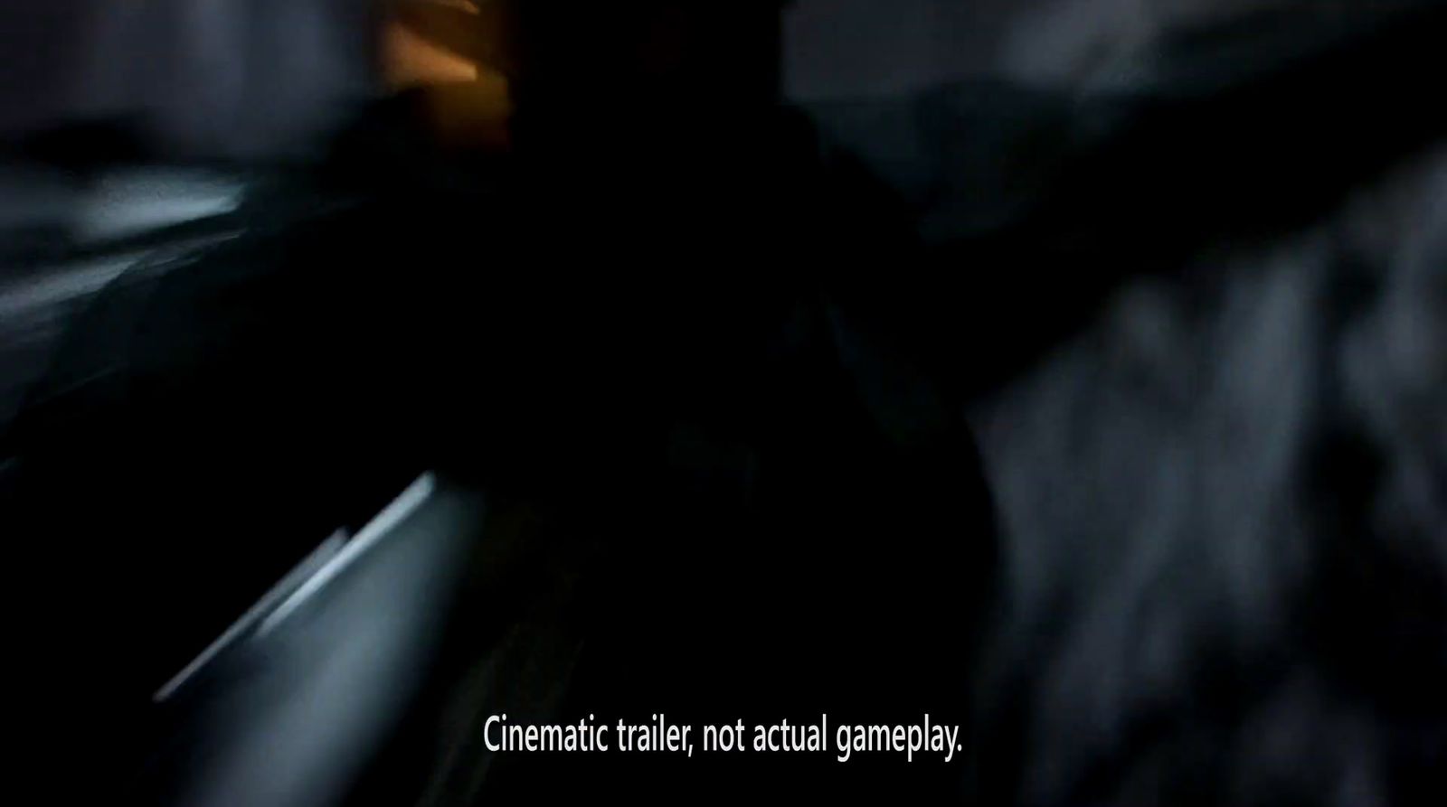 a blurry photo of a person holding a cell phone