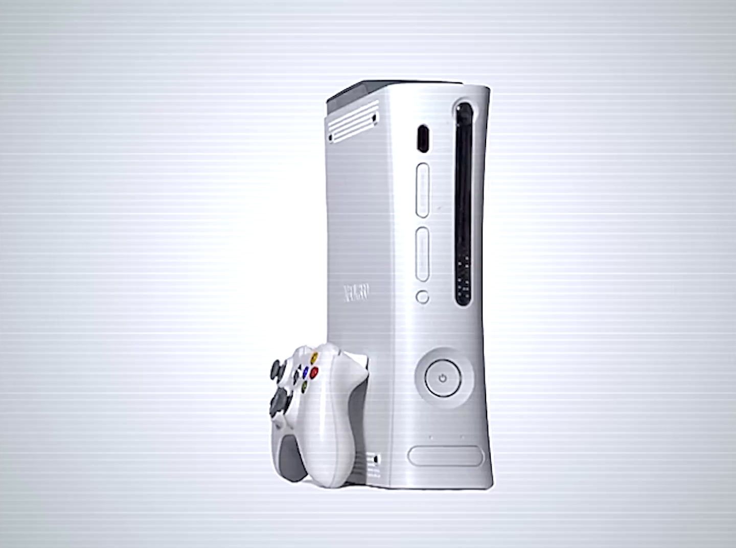 a nintendo wii game system with two controllers