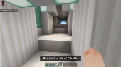 a computer generated image of a room in minecraft