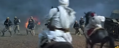 a group of men riding horses next to each other