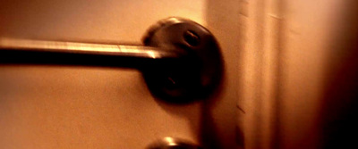 a close up of a door handle on a door