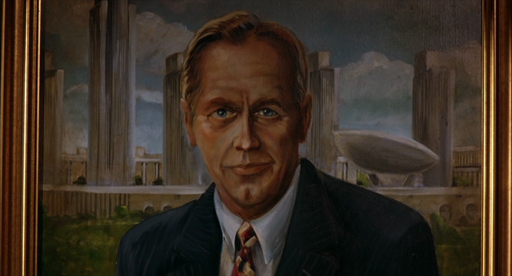 a painting of a man in a suit and tie