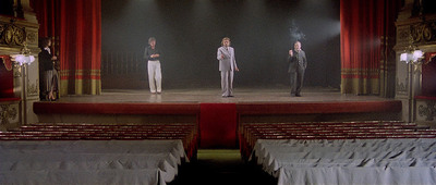 a group of people standing on top of a stage