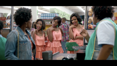 a group of women standing next to each other