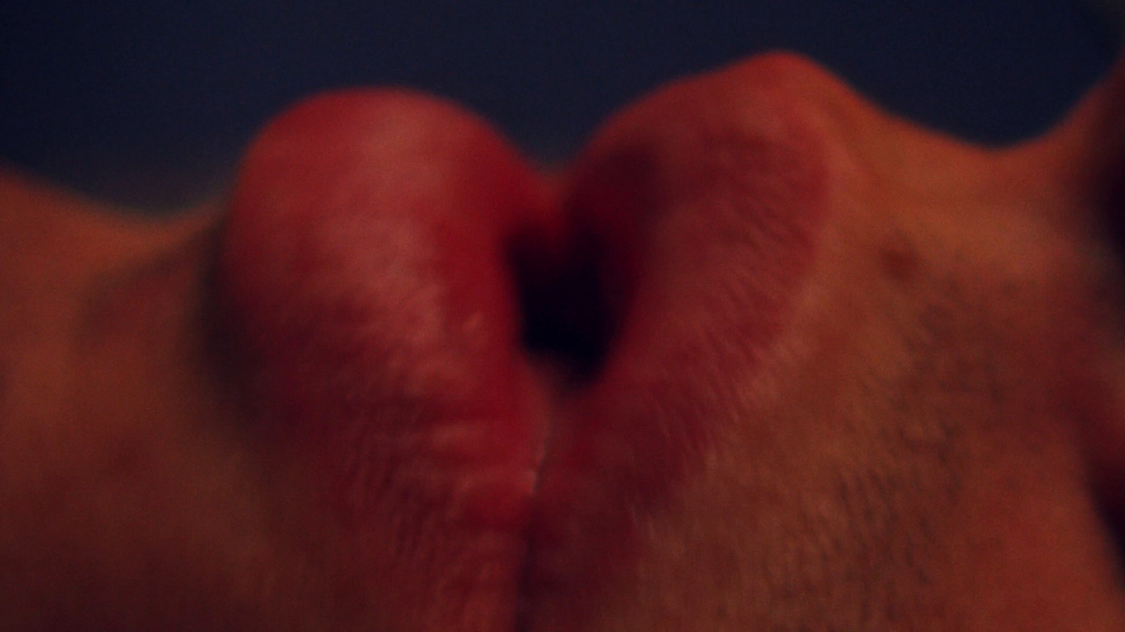 a close up of a person's nose with a blurry background