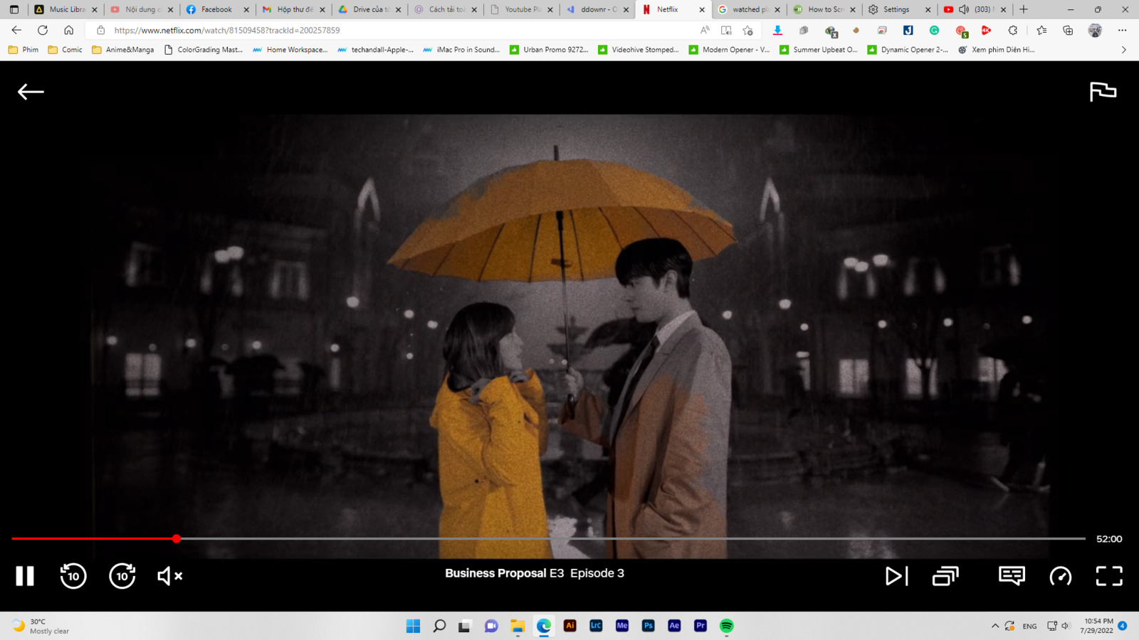 a man and a woman standing under an umbrella