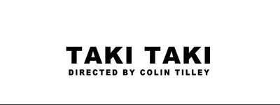 a black and white photo with the words taki taki directed by colin till