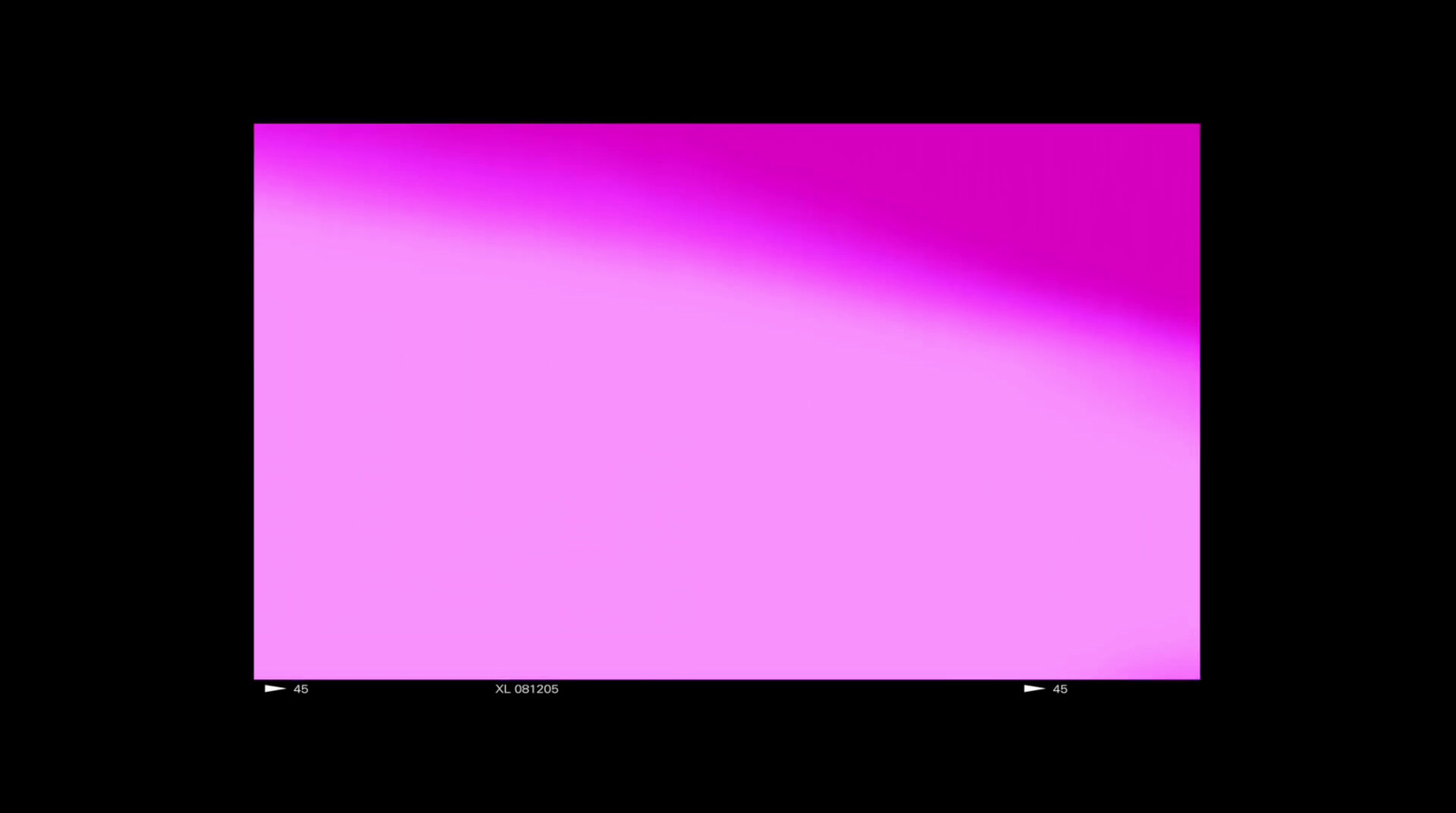 a pink square with a black background