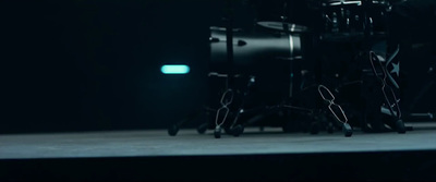 a group of drums sitting on top of a stage