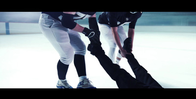 a group of baseball players standing around each other