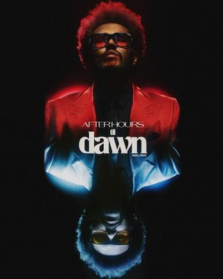 a movie poster with a man in a red jacket