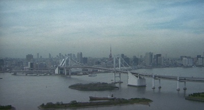 a large bridge over a large body of water