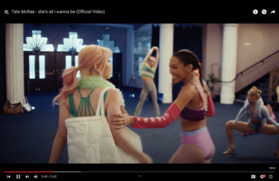 a group of women dancing in a dance studio