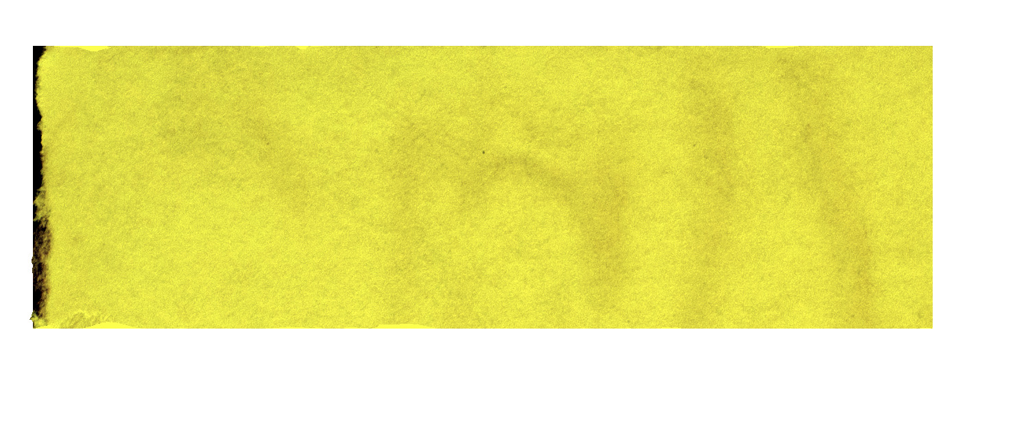 a yellow piece of paper with a white background