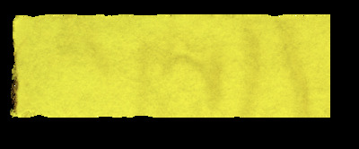 a yellow piece of paper with a white background