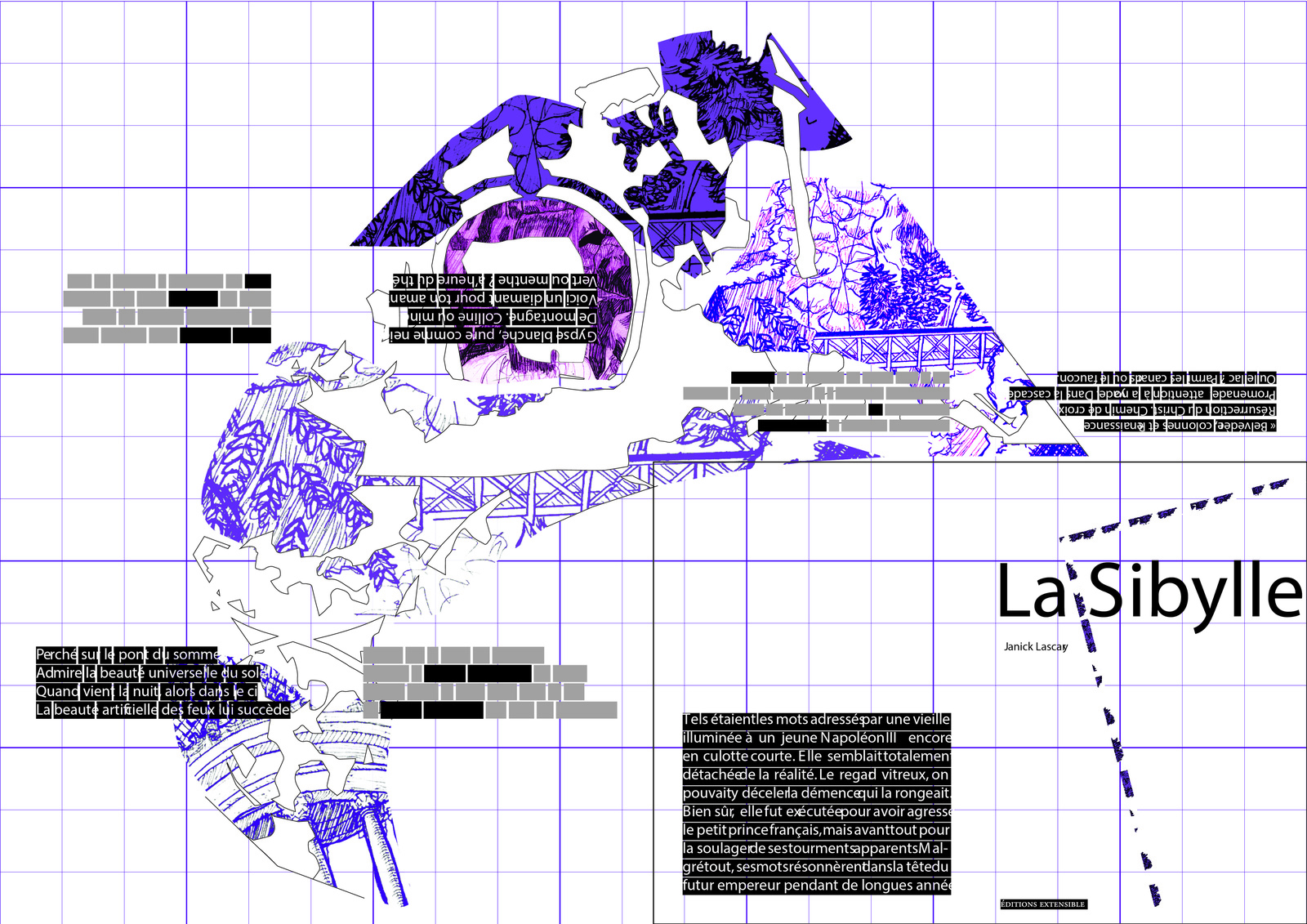 a blue and white map of the city of las angeles