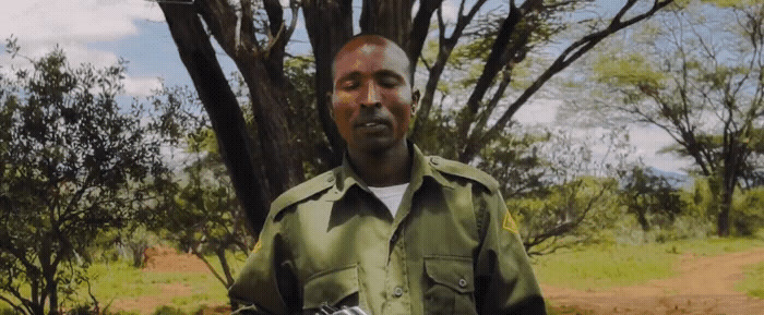 a man standing in front of a tree holding a camera