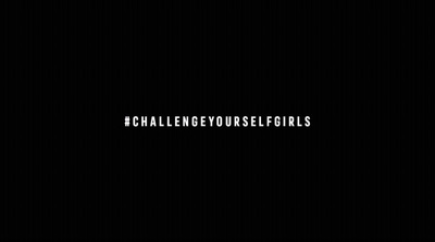 a black background with the words challenge yourself