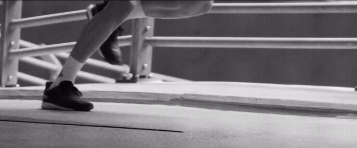 a skateboarder is doing a trick on a ramp