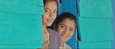 a couple of women standing next to each other