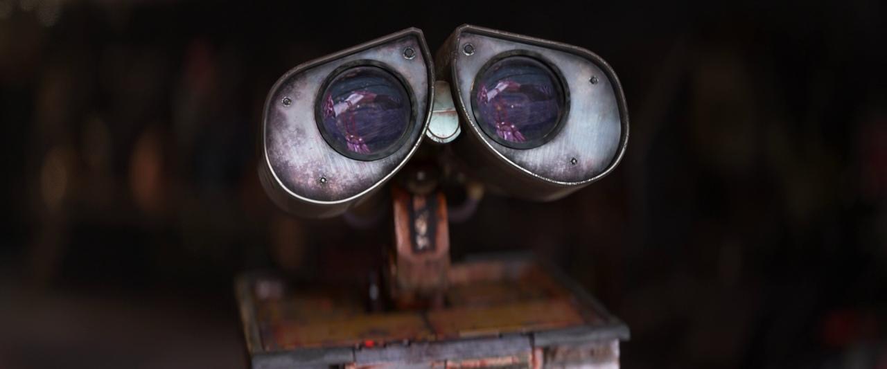 a close up of a pair of binoculars