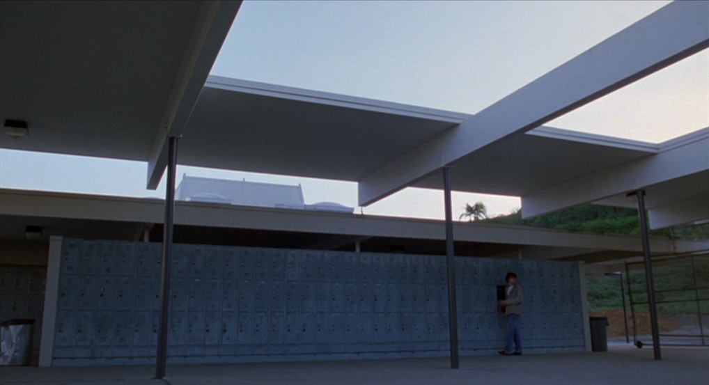 a person standing in front of a building