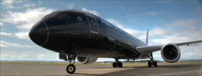 a large jetliner sitting on top of an airport tarmac