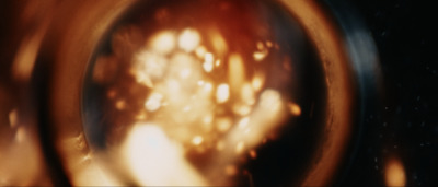 a close up of a blurry image of a camera lens