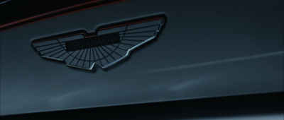 a close up of the emblem on a car