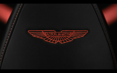 a close up of the emblem on a car