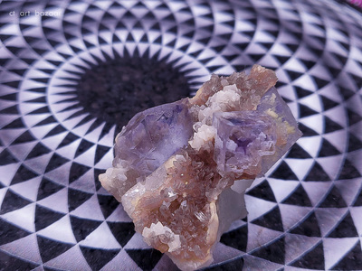 a piece of rock sitting on top of a table