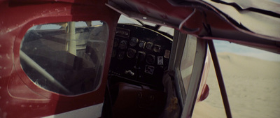 a view of the cockpit of a helicopter