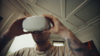 a man taking a picture of himself in a mirror