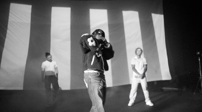 a group of people standing on a stage