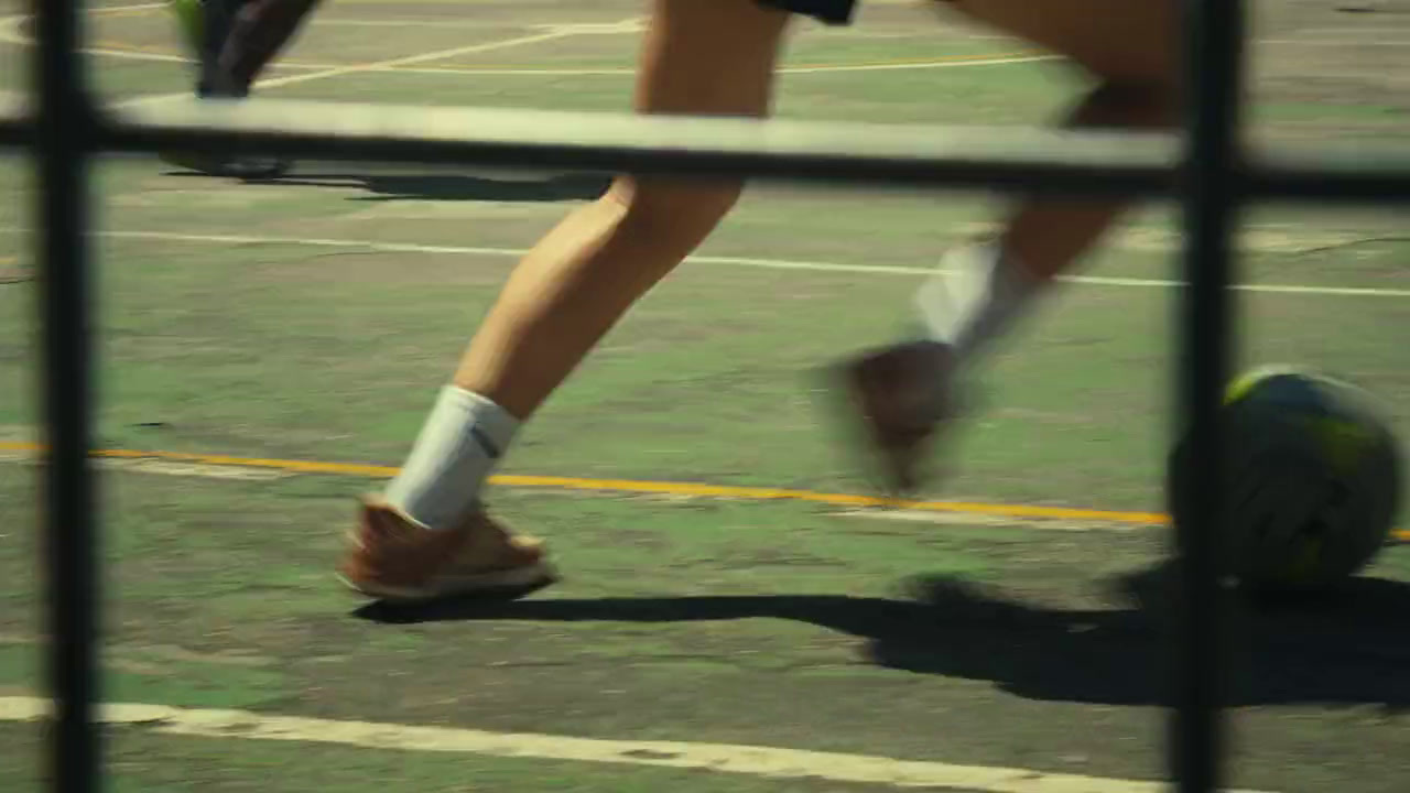 a person with a tennis racquet on a court