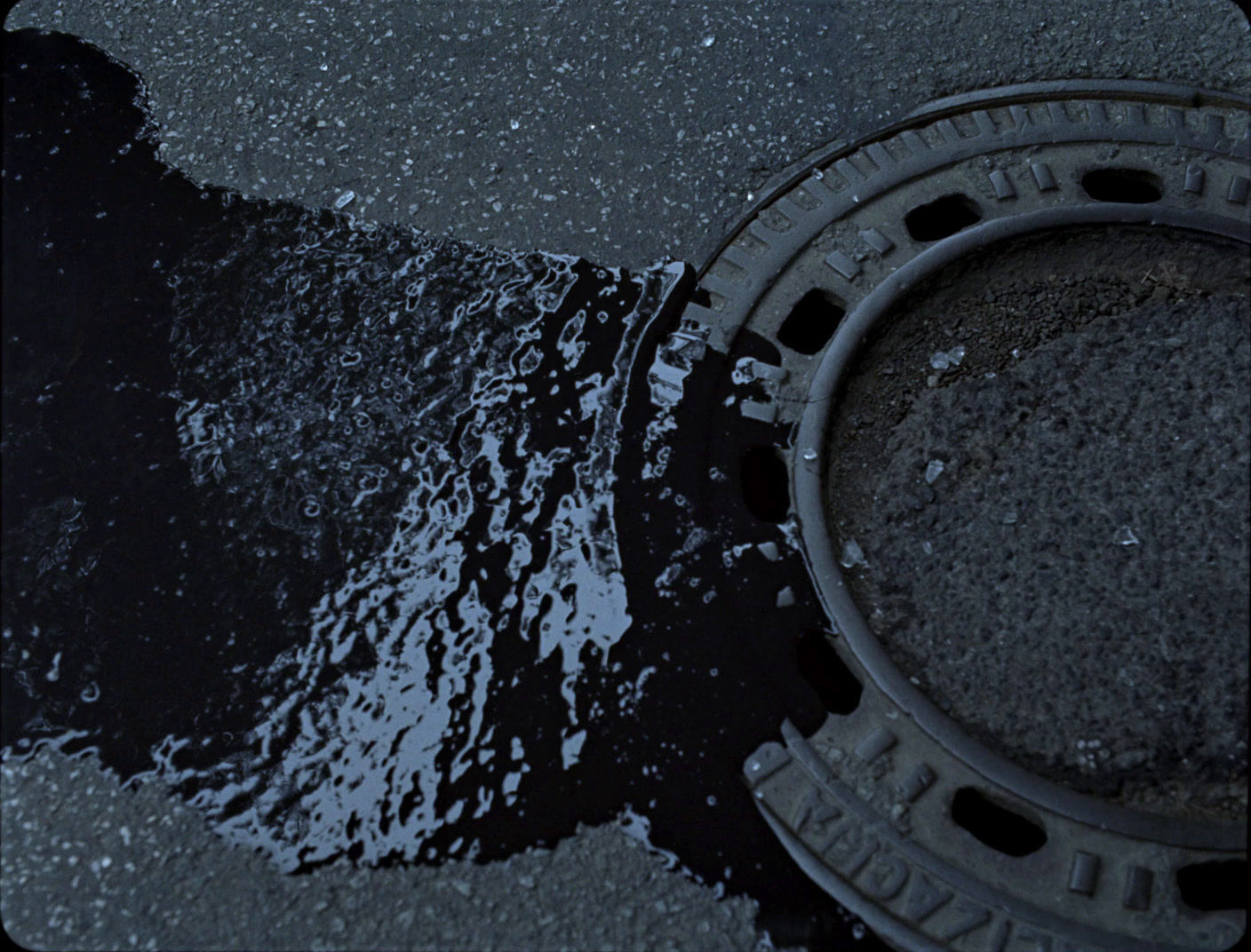 a close up of a tire on the ground