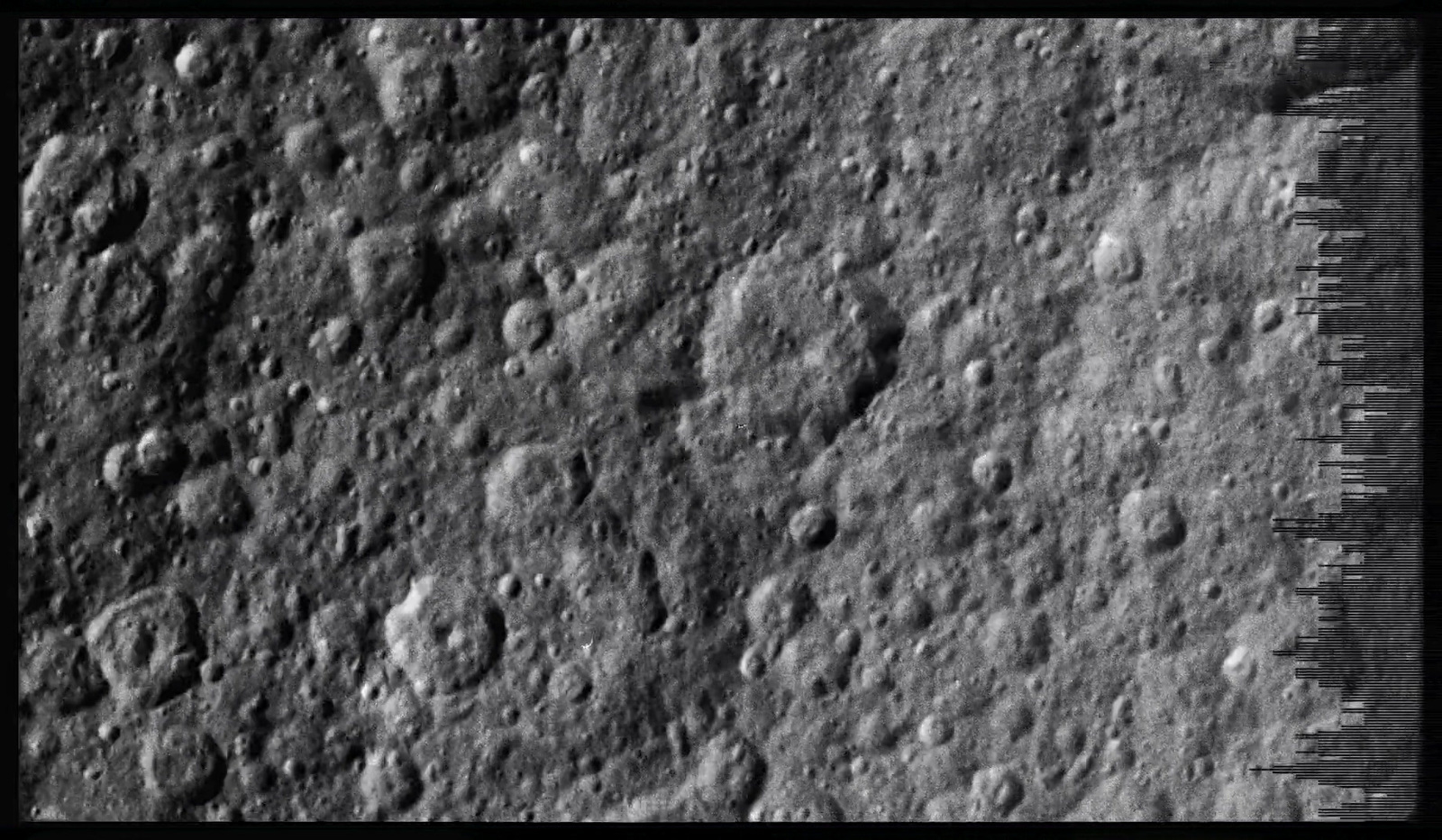 a close up of the surface of the moon