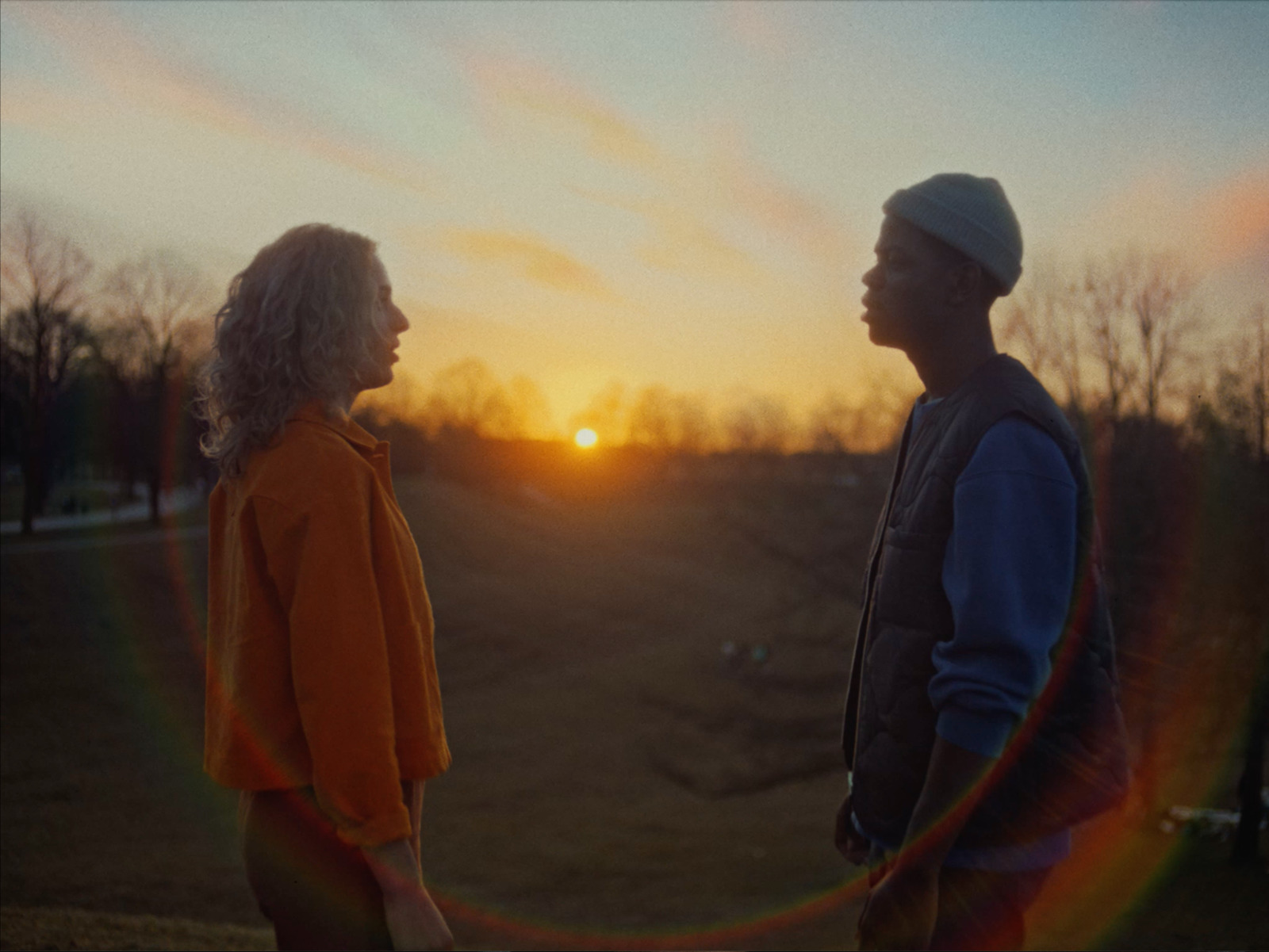 a man and a woman standing next to each other