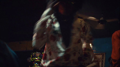 a blurry photo of a person dancing in the dark