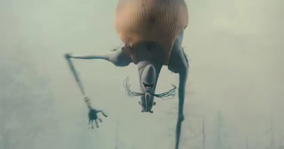 a person is upside down in the air