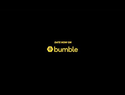 a black background with the words bumble on it