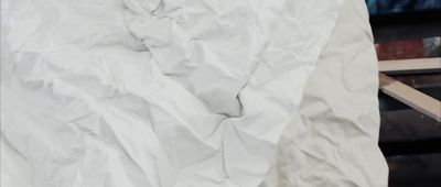 a close up of a white sheet of paper