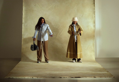 a couple of women standing next to each other