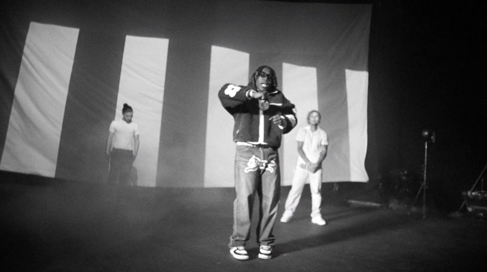 a man standing in front of a group of people