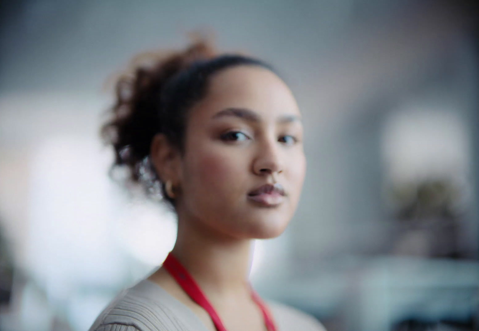 a close up of a person holding a cell phone