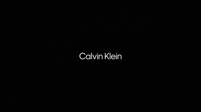 a black background with the word calvin written in white