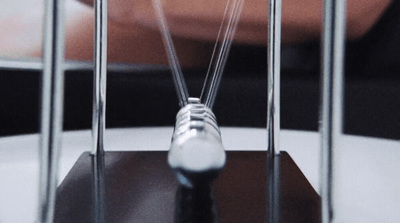 a close up of a metal object on a table