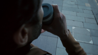 a man taking a picture of himself with his cell phone