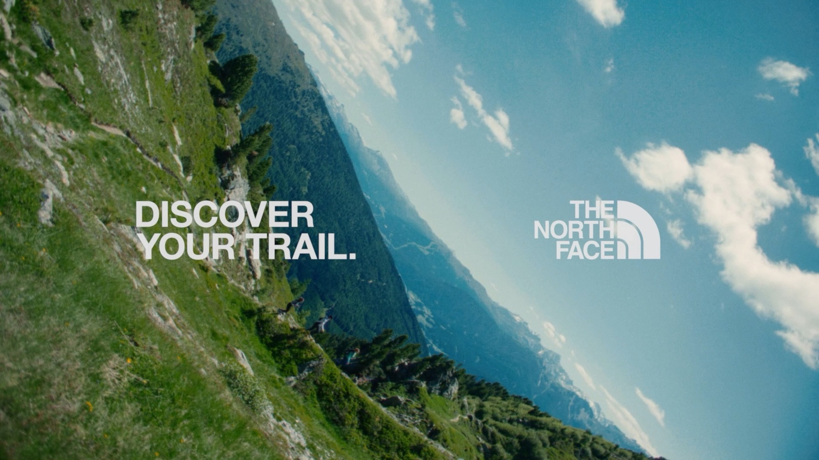 a picture of a mountain with the words the north face above it